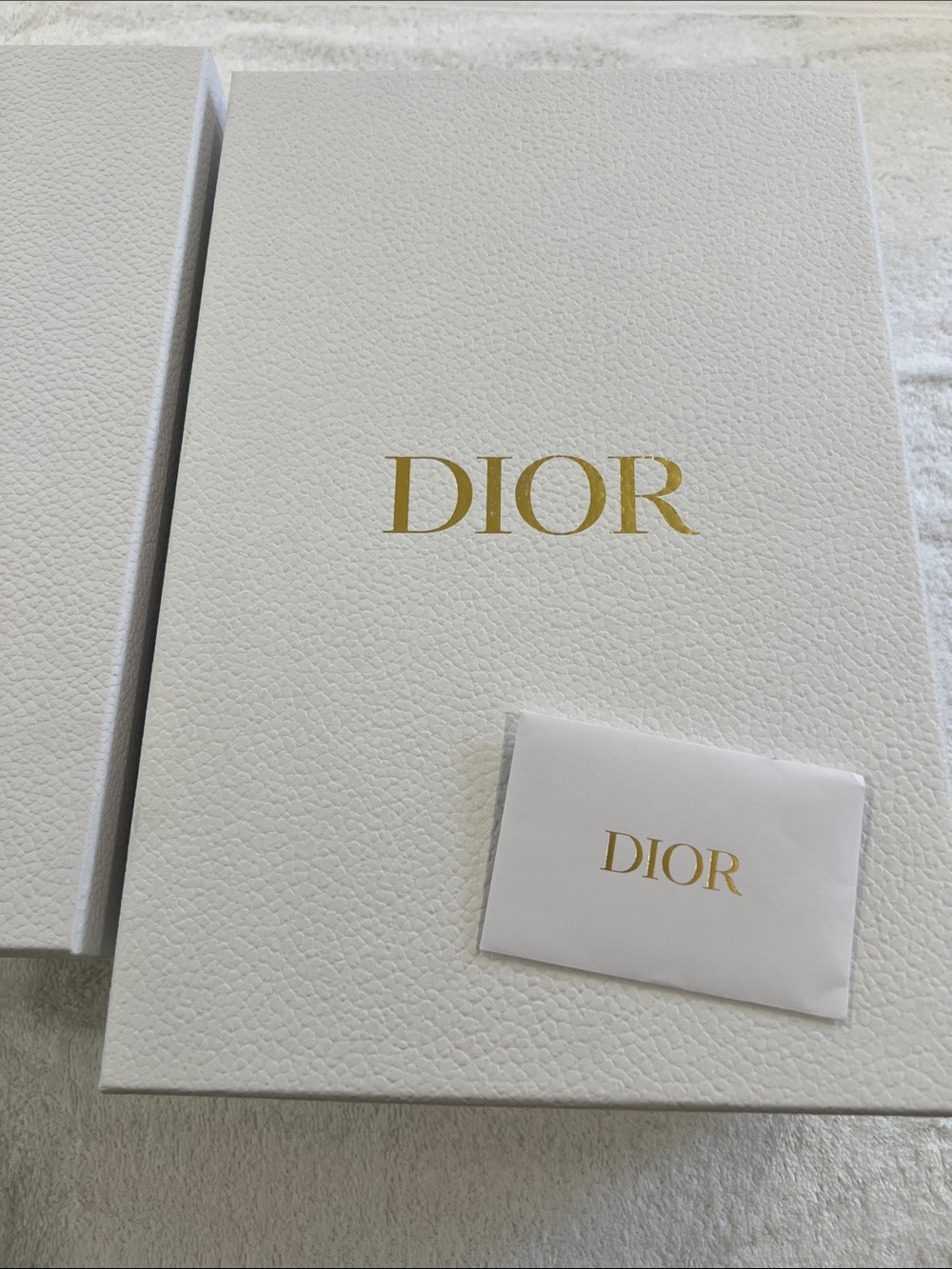Dior shoes  Boxes Set with Gold Logo